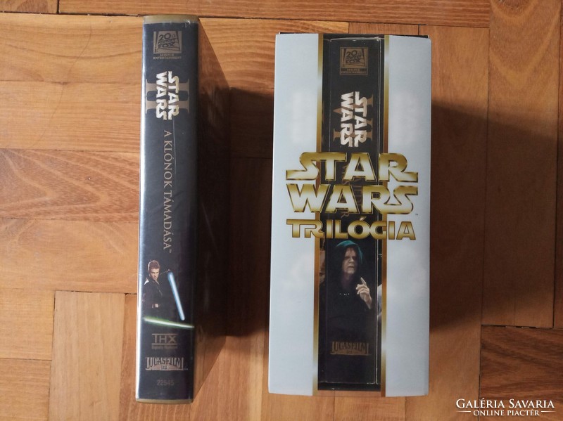4 Star wars part in one (Part 2 + the trilogy) (ii, iv, v, vi) vhs videotape for sale to collector