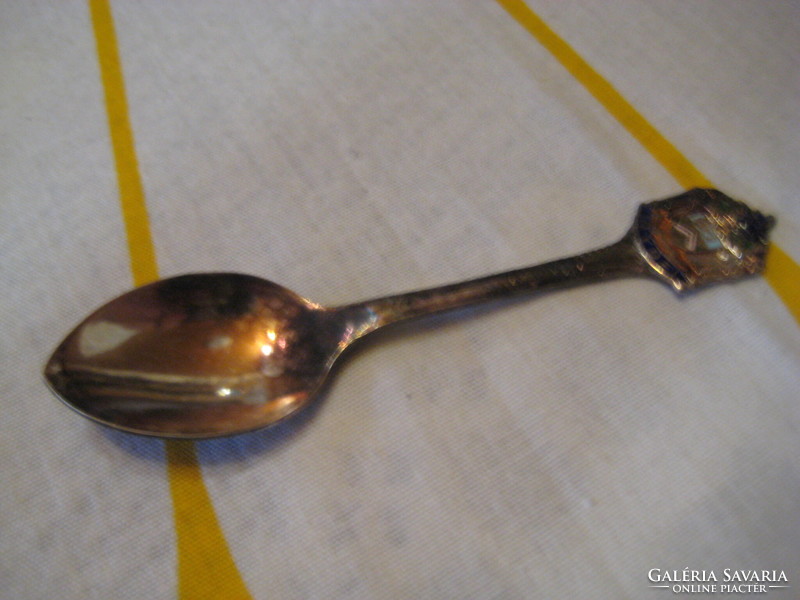 Memorial spoon, silver-plated,