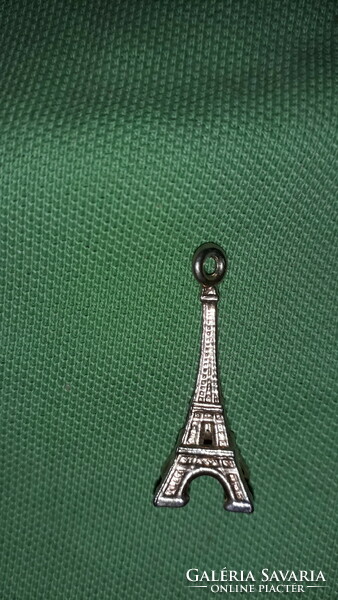 Old small gilded metal pendant Paris Eiffel Tower with nice workmanship according to the pictures