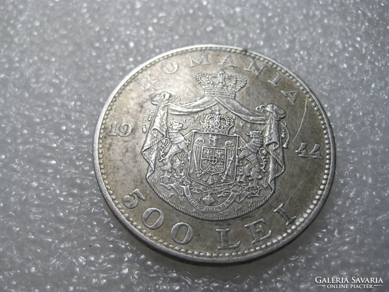 500 lej , 1944  , Románia  700 as j . ezüst