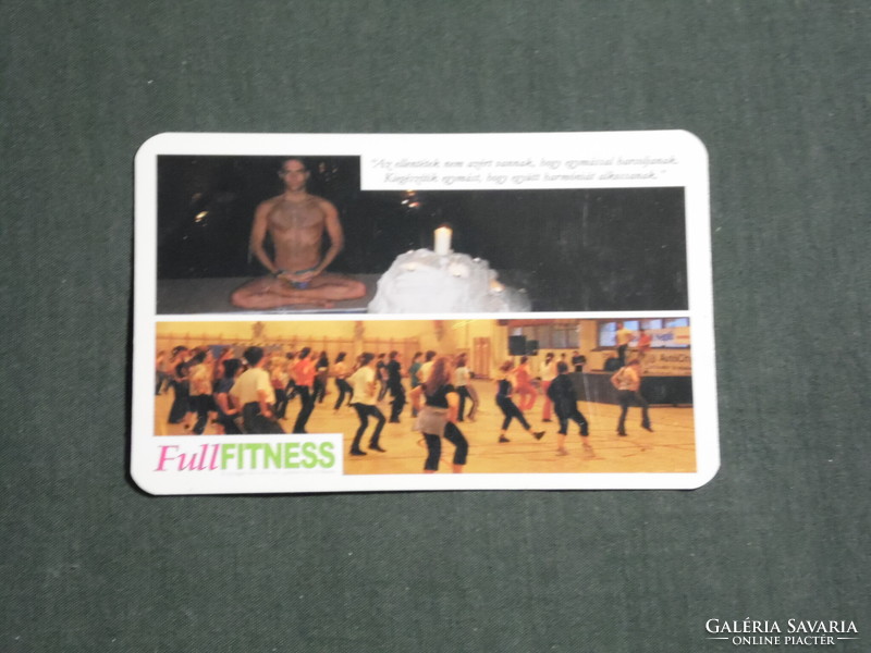 Card calendar, full fitness, 2009, (3)
