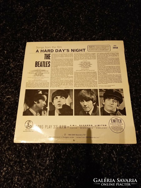 The Beatles  A hard days night 1964 bakelit lemez