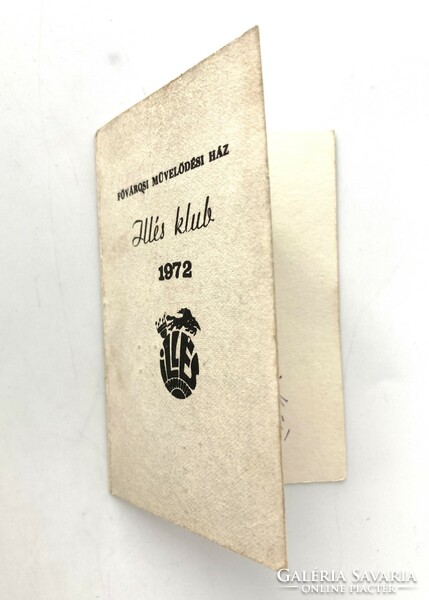 The pass of the legendary illis club from 1972 - a relic of the beat era