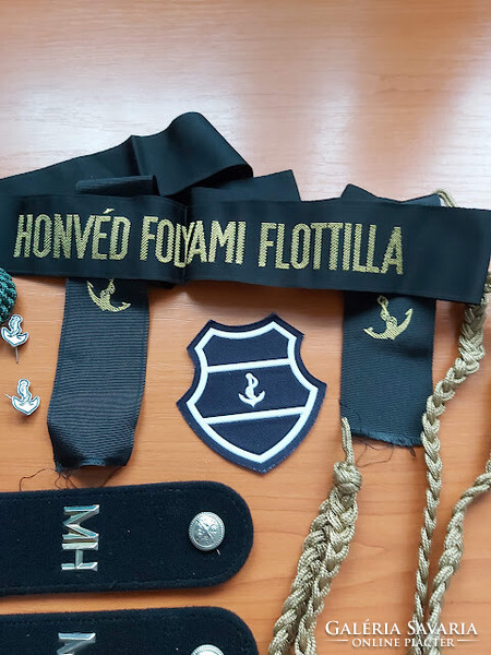 Memory, nostalgia honvéd river flotilla warship cap ribbon, shoulder patch, arm insignia, other #