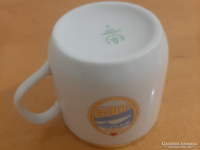 Hollóházi kév metro inscription coffee cup