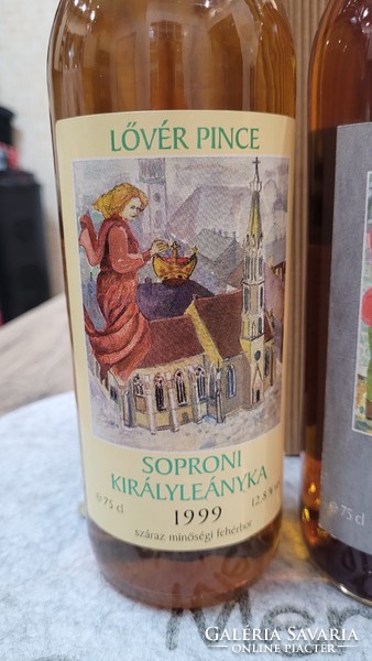 Lővér winery Sopron királylényka & Sopron kékfrankos rosé 1999.
