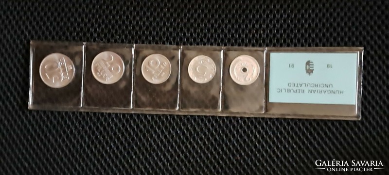 1991 Circulation series, penny series, only 10,000 pieces of the 2 and 5 pennies were produced