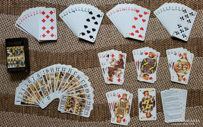 Dusserre French deluxe tarok tarok card deck with 78 cards in original box