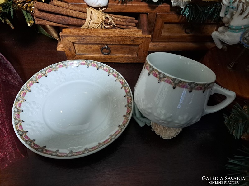Czechoslovak old porcelain tea cup - mug