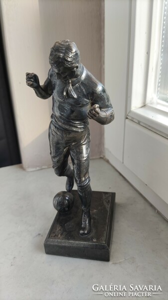 Wmf plastic surgery, soccer player xx. No. From the front, silver-plated pewter