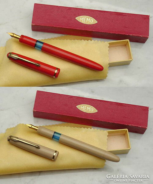1959 nszk memo fountain pen in 2 colors with case (not used) / 1 year warranty / 810 ft post
