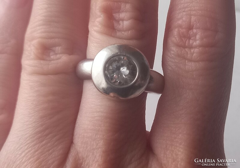 Women's sterling silver ring (18mm)