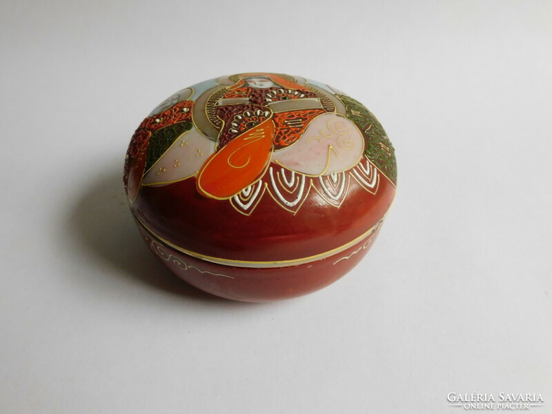 Japanese satsuma round bonbonnier 11 cm