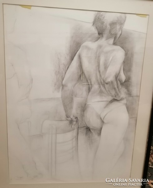Female nude from behind