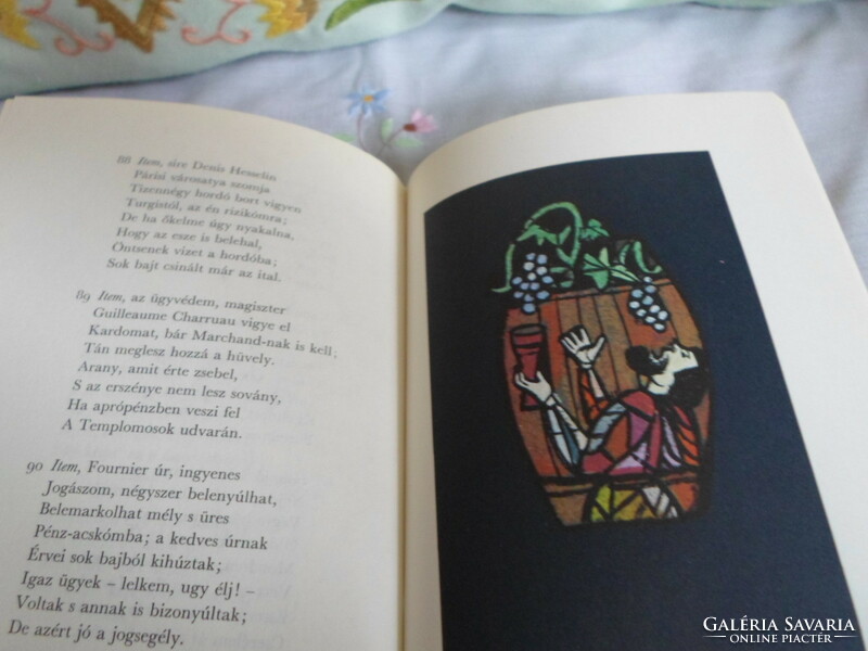 All poems by Francois villon (Hungarian helikon, 1971; French literature, poem)