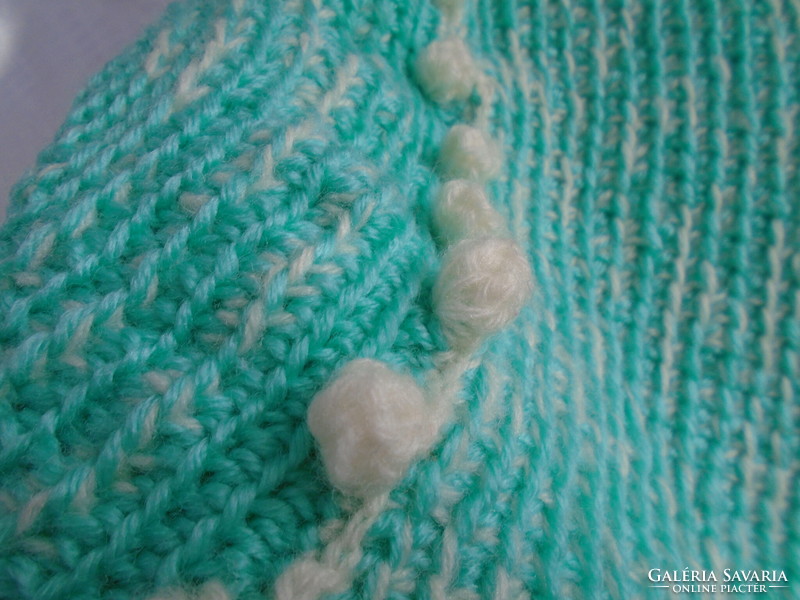 Crocheted, handmade hat.
