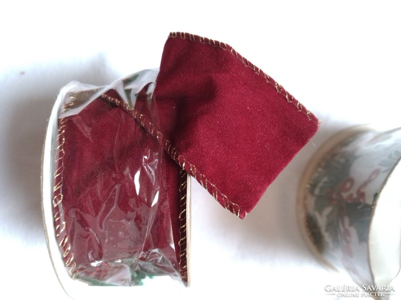 Karácsonyi ajándék díszítő dekoráció szalag csomag arany ezüst piros zöld fenyőfa húzós masni cellux