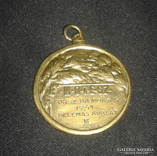 Matolai elek 1941 Horthy age award (motez national championship)