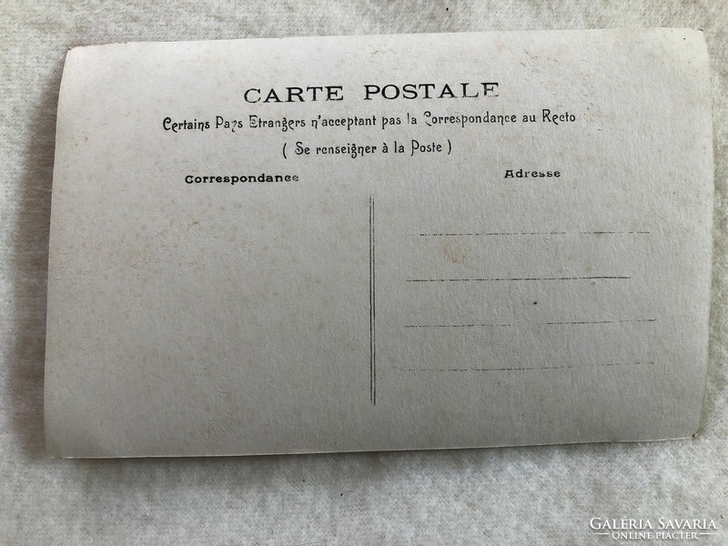Antik, régi képeslap - Postatiszta                               -7.