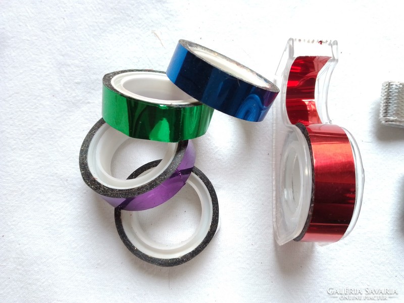 Karácsonyi ajándék díszítő dekoráció szalag csomag arany ezüst piros zöld fenyőfa húzós masni cellux