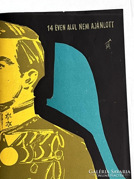 Alázatosan jelentem című magyar film plakátja, mozifilm plakát, moziplakát 1960.