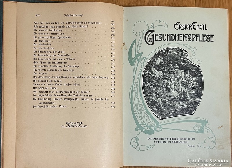 Die Frau als Hausärztin - német antik orvosi könyv (Dr. Med. Anna Fisher-Dückelmann)