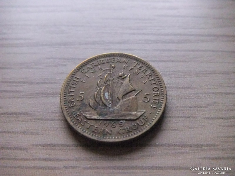 5 Cent 1965 Eastern Caribbean territories
