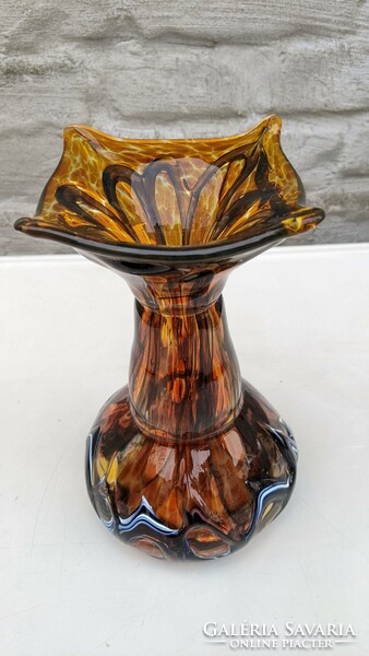 Broken glass Murano vase