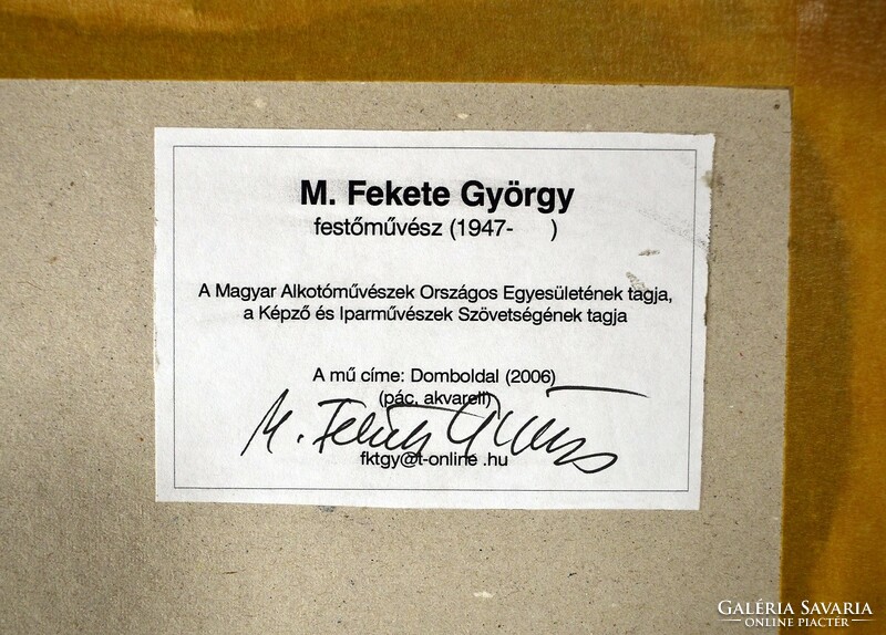 M. Fekete György (1947): DOMBOLDAL
