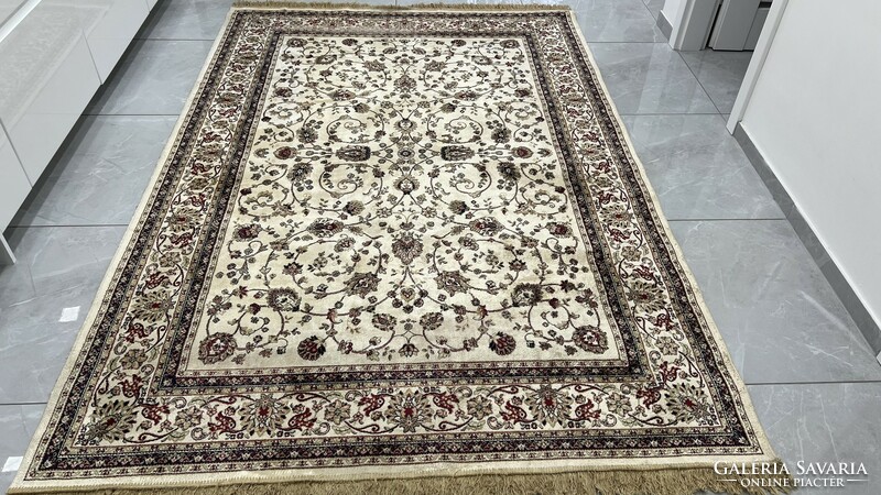 3472 Dreamy cotton silk tabriz machine Persian carpet 160x235cm free courier