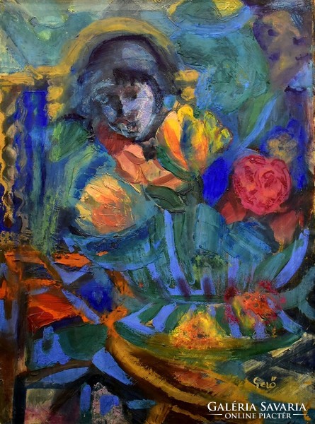 András Gerő (1936): flowers