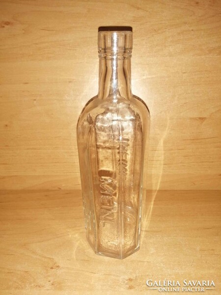 Liquor bottle with the inscription 