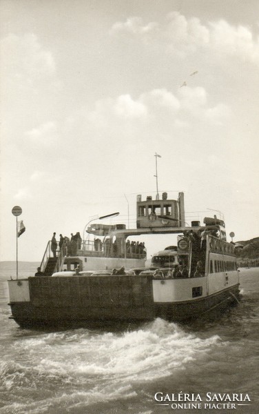 Ba - 262 for whom the beautiful memory is on the balat: crossing with the ferry (postal clear)