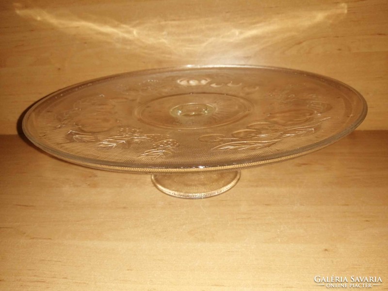 Glass fruit-patterned cake plate cake serving centerpiece - dia. 31 cm (as)