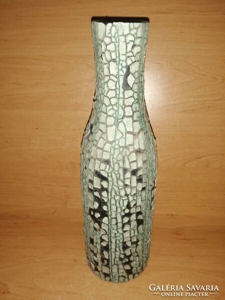 Retro kerámia váza - 31 cm magas
