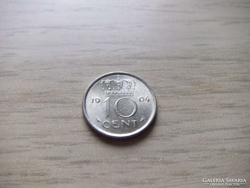 10 Cents 1964 Netherlands