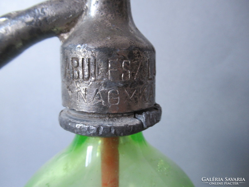 Nagyon régi szódásüveg, uránüveg (Dálya, ma Horvátország)