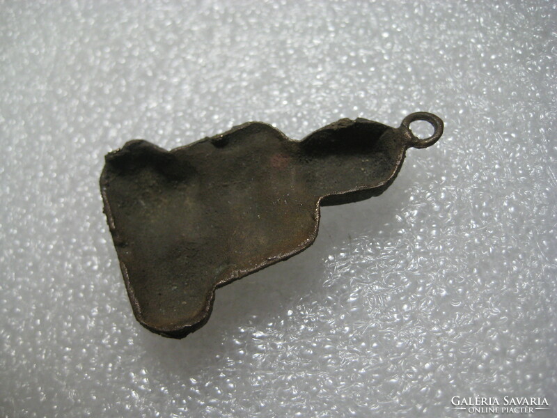 Buddha pendant, bronze 4.5 cm, old piece with patina