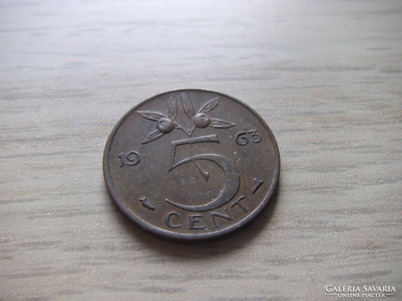 5 Cent 1963 Netherlands