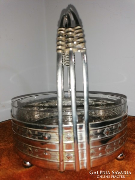 Table centrepiece, with glass insert
