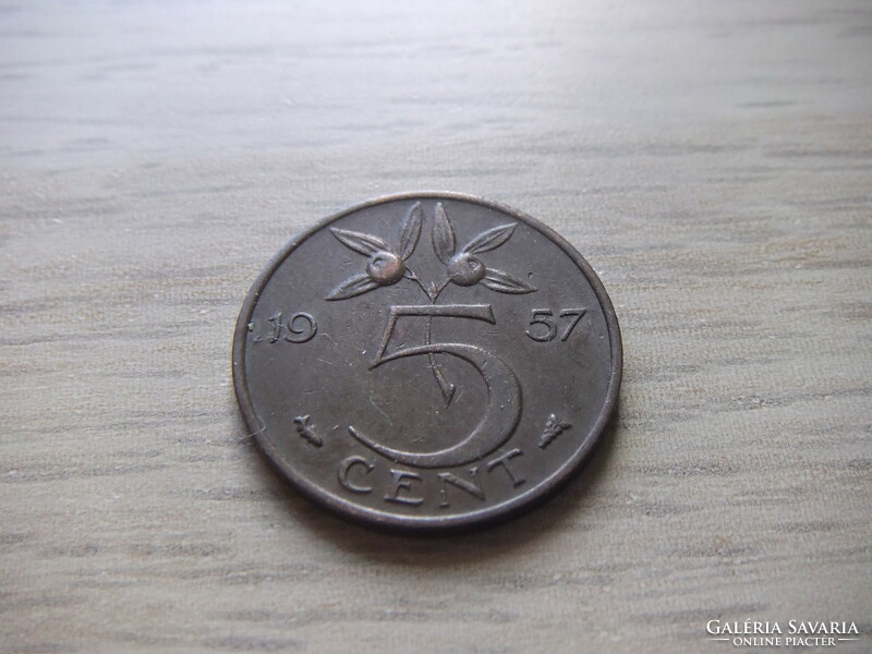 5 Cent 1957 Hollandia