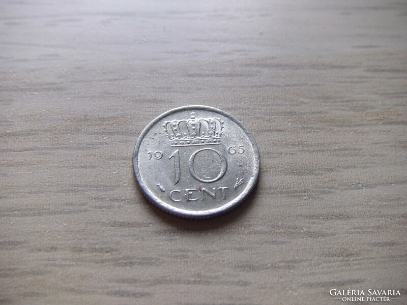10 Cents 1965 Netherlands
