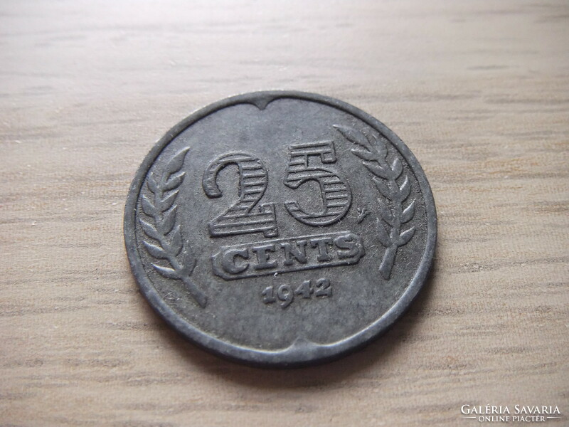 25 Cent 1942 Netherlands