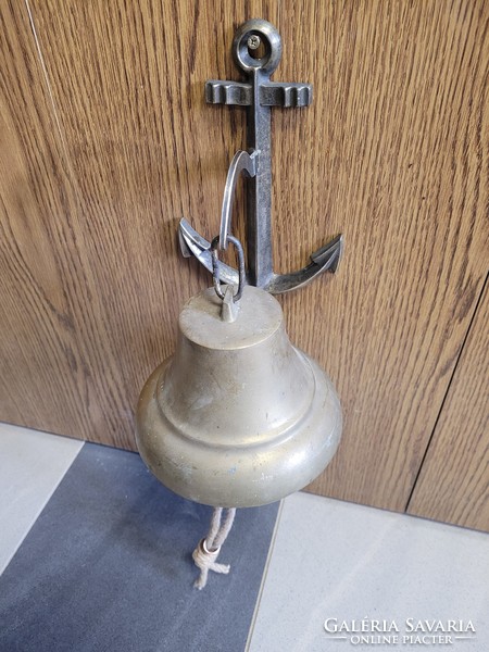 Antique copper ship sailor relic bell (53)