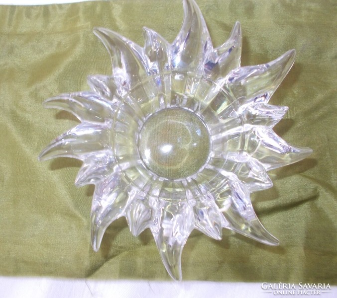 Villeroy Boch sunflower-shaped glass candle holder