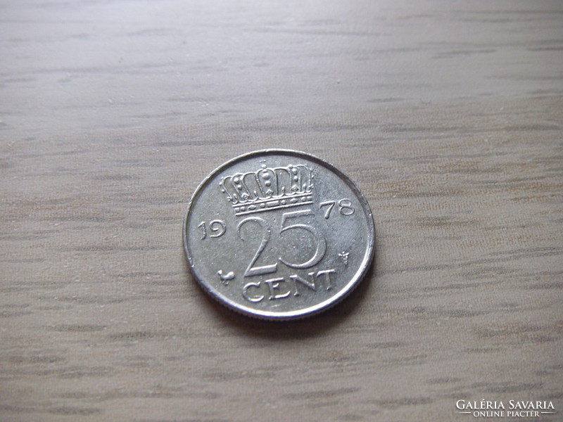 25 Cent 1978 Netherlands