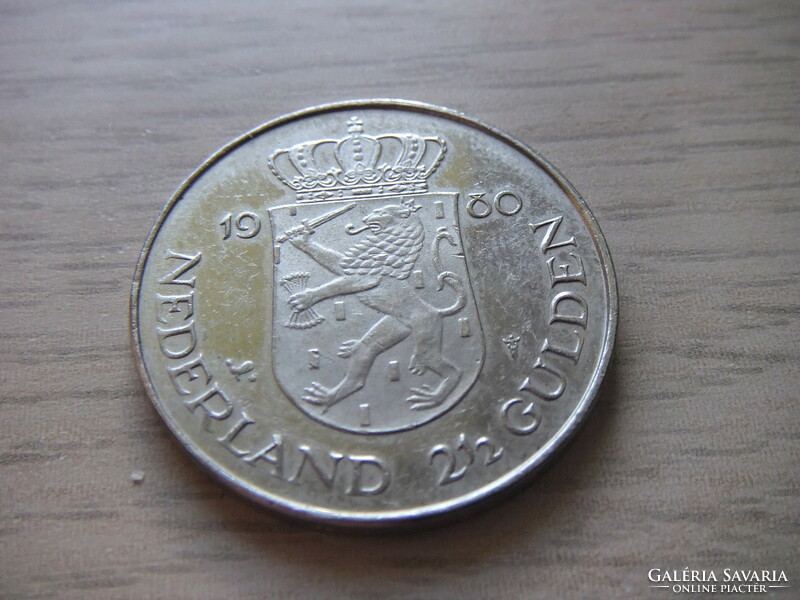 2 .1/2 Gulden 1980 Netherlands