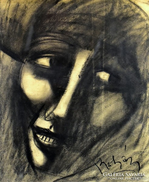 György Kohán (1910 - 1966): lady in an art deco hat