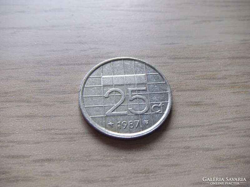 25 Cent 1987 Netherlands