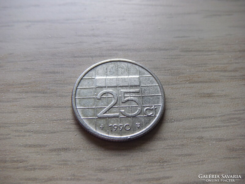 25 Cent 1990 Netherlands